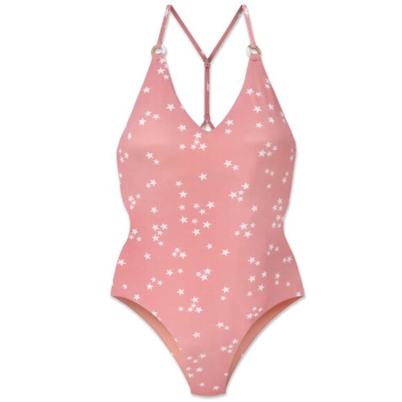 NWT WET Swimwear Aria Monokini in Rose Stars - XL - Picture 1 of 7